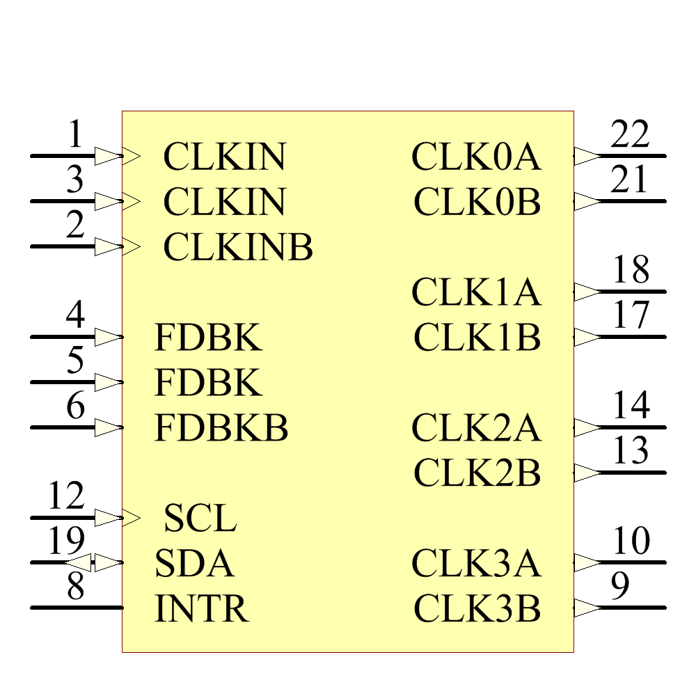 SI5338N-A-GM Symbol - Silicon Lab