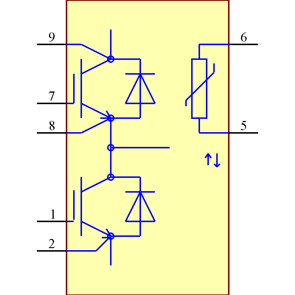 FF450R12ME4PB11BOSA1 Symbol - Infineon