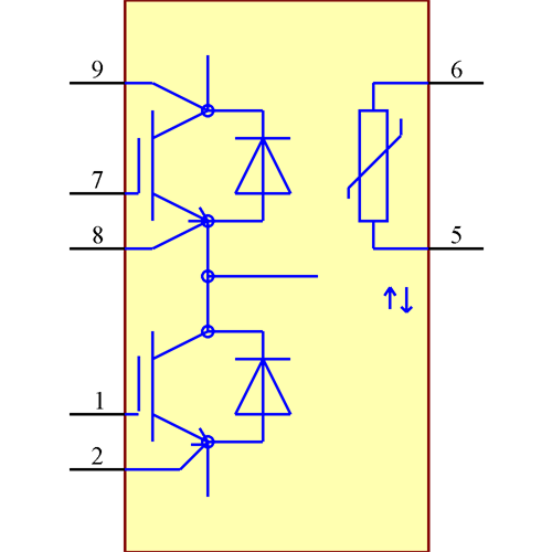 FF450R12ME4PB11BOSA1 Symbol - Infineon