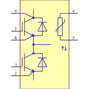 FF450R12ME4PB11BOSA1 Symbol - Infineon