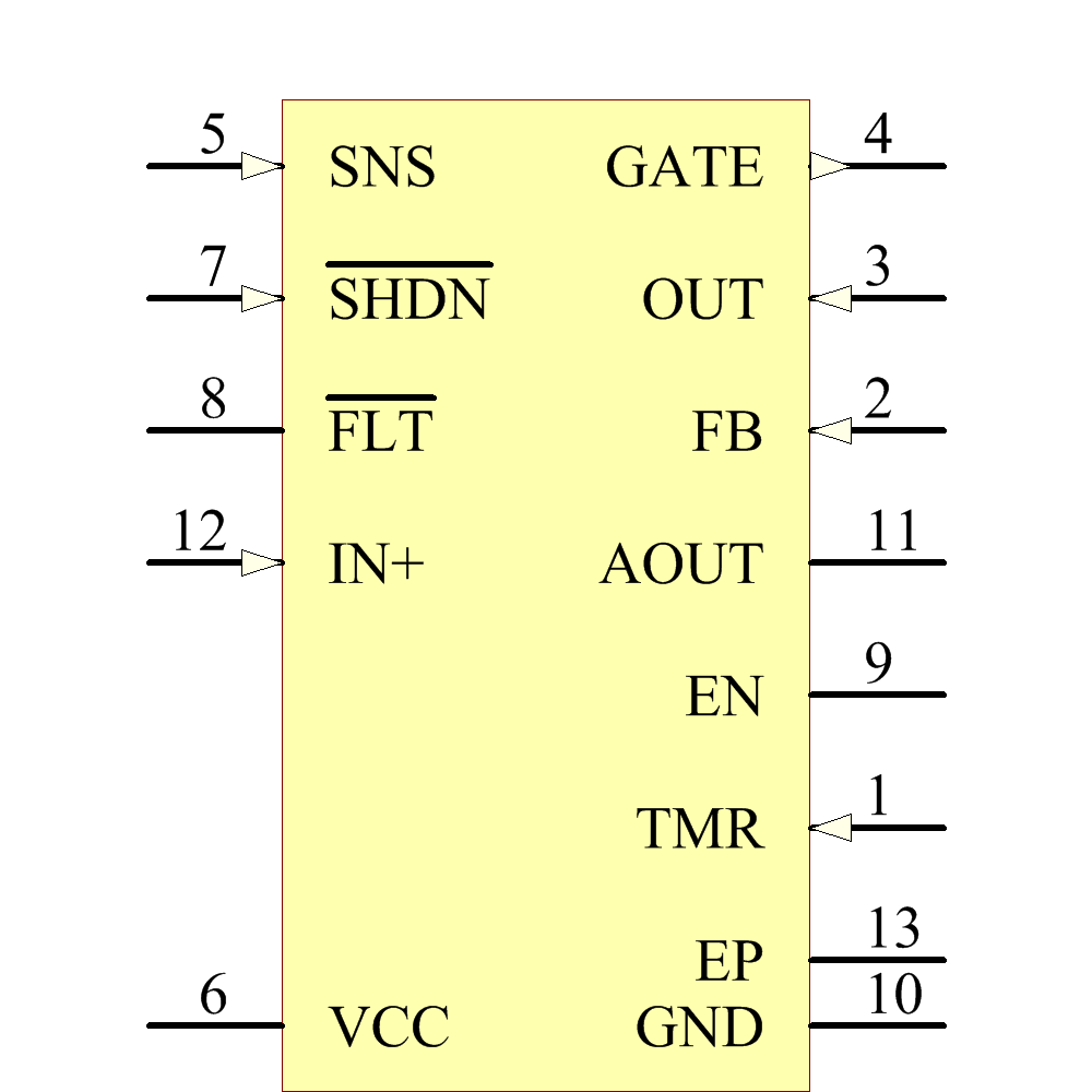 LT4356CDE-1 Symbol - Analog Devices / Linear Technology
