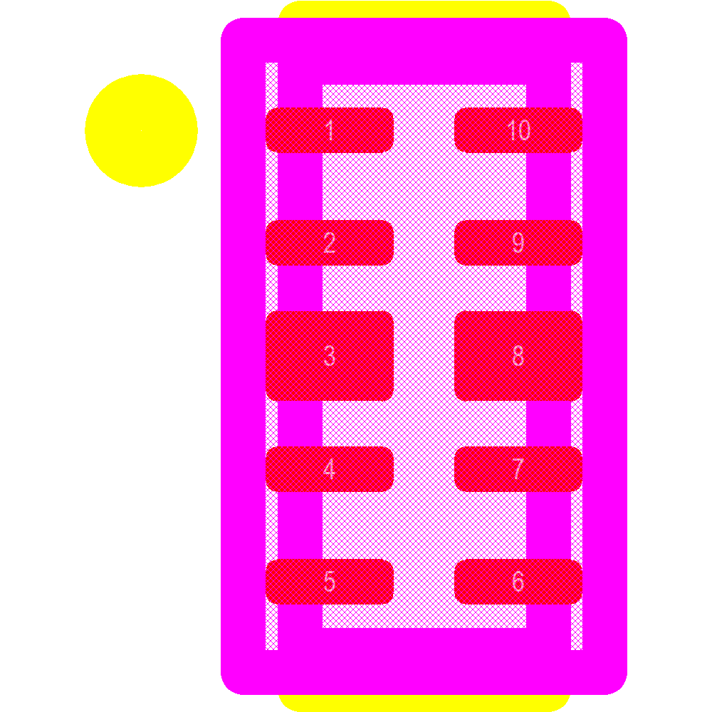 ESD224DQAR Footprint - Texas Instruments