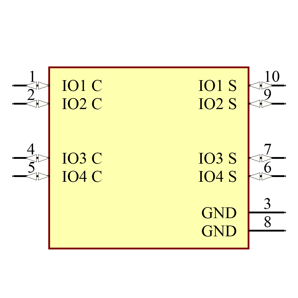 ESD224DQAR Symbol - Texas Instruments