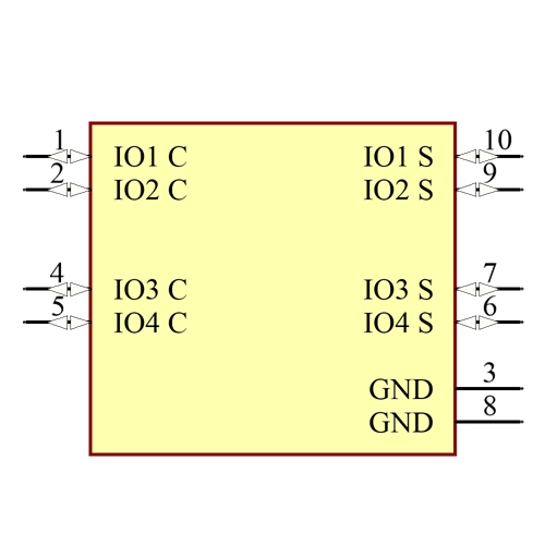 ESD224DQAR Symbol - Texas Instruments