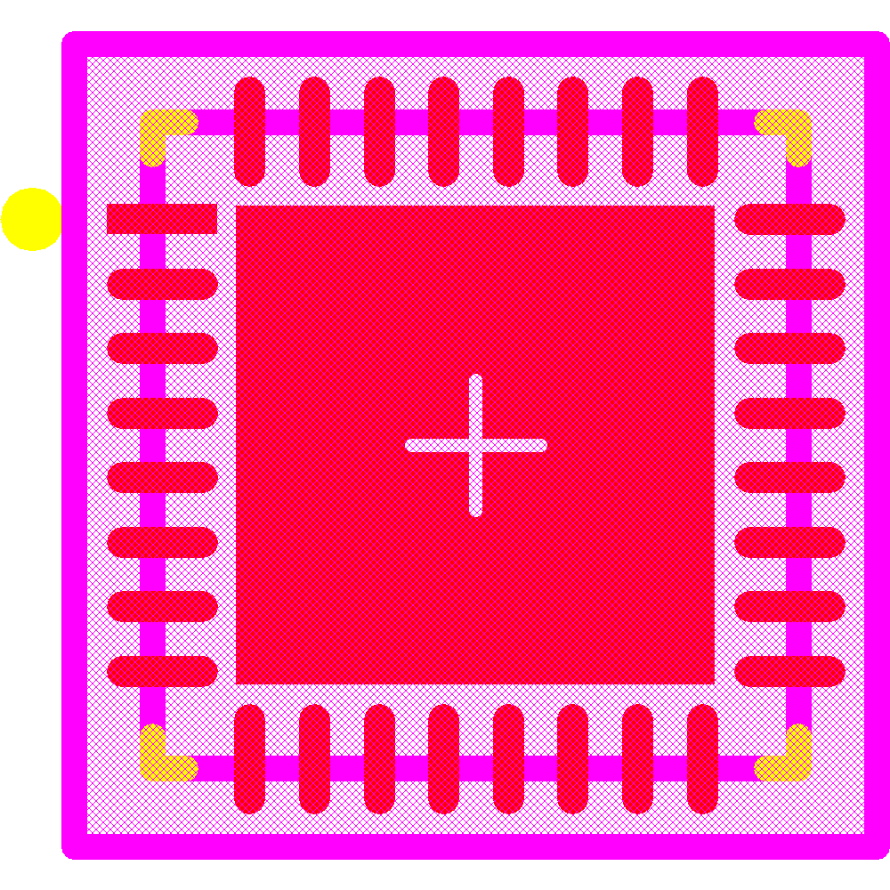 ADXL313WACPZ-RL Footprint - Analog Devices