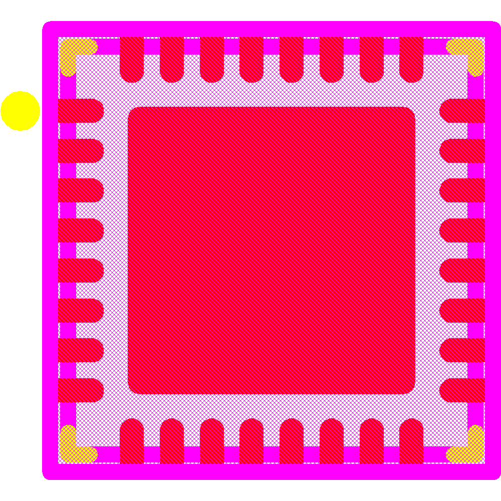 ADXL313WACPZ-RL Footprint - Analog Devices