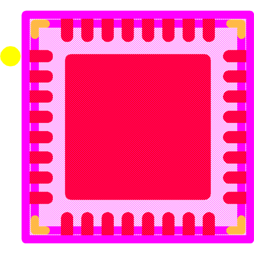 ADXL313WACPZ-RL Footprint - Analog Devices