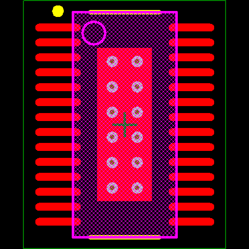 TLC59461PWPR Footprint - Texas Instruments