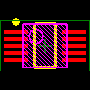 ADG1222BRMZ-REEL7 Footprint - Analog Devices