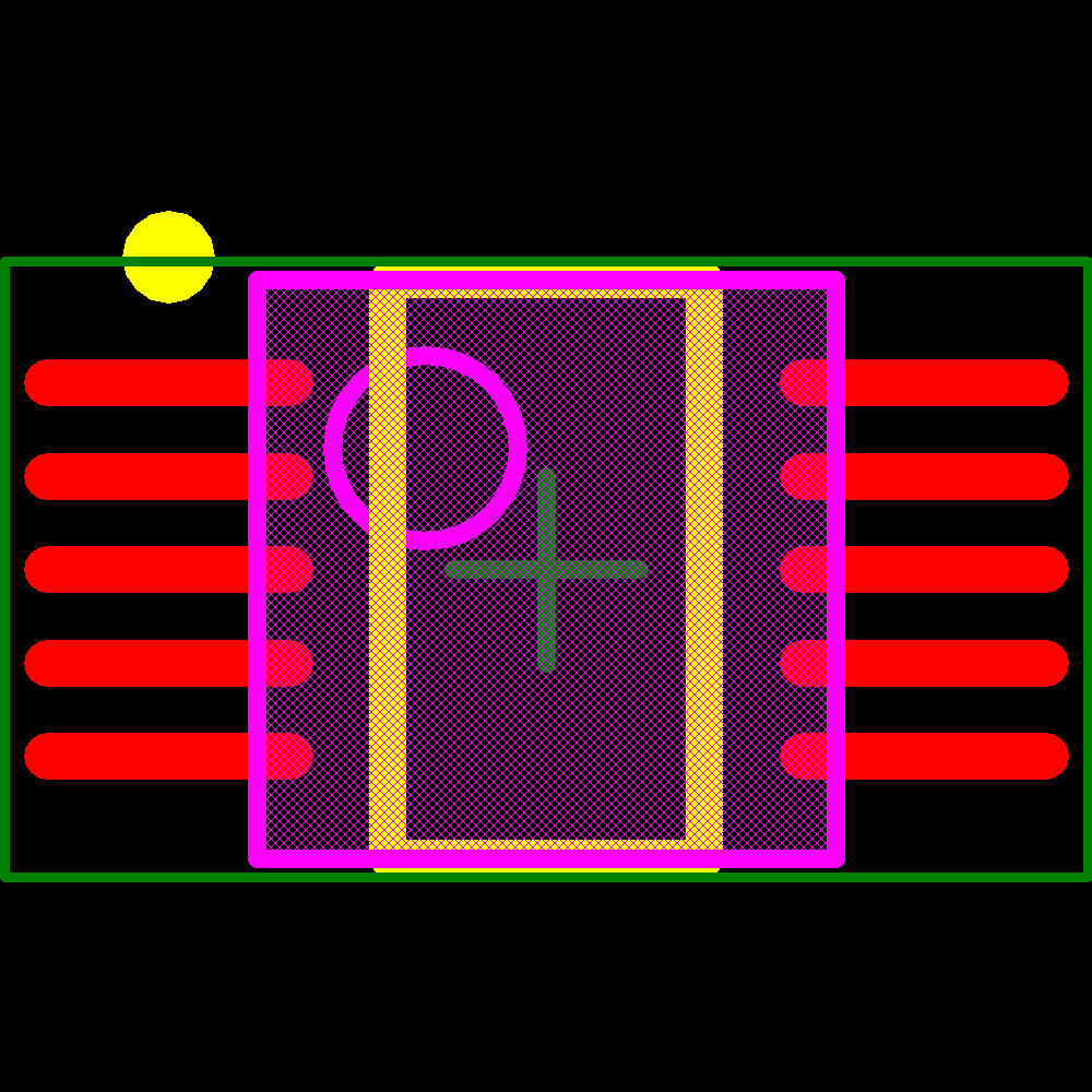 ADG1222BRMZ-REEL7 Footprint - Analog Devices