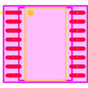 ACS37002KMABTR-050B3 Footprint - Allegro MicroSystems
