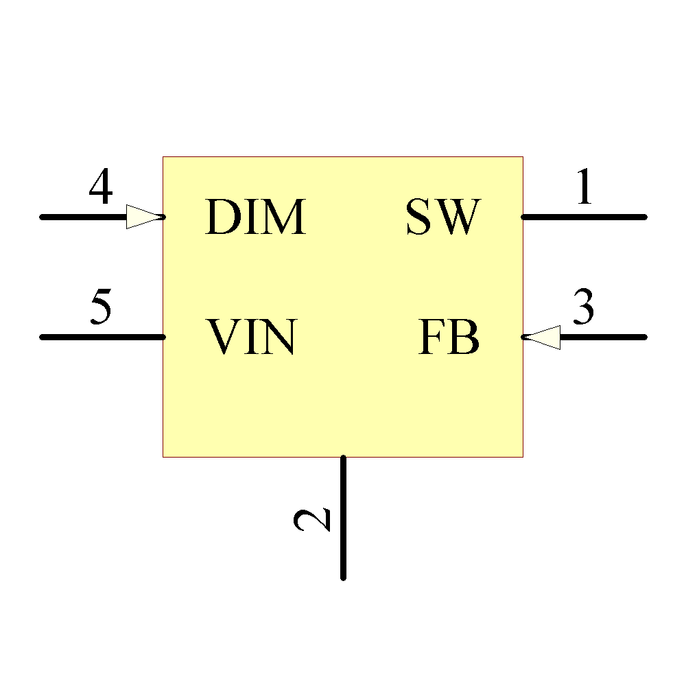 LM3410YMF/NOPB Symbol - Texas Instruments