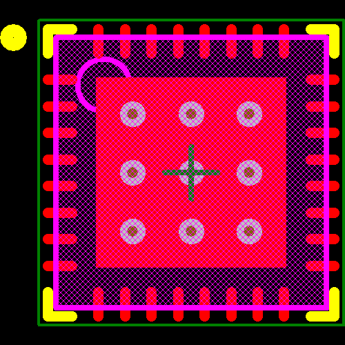 ADXL312WACPZ Footprint - Analog Devices