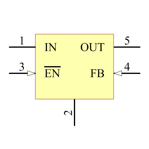 TPS77001DBVR Symbol - Texas Instruments