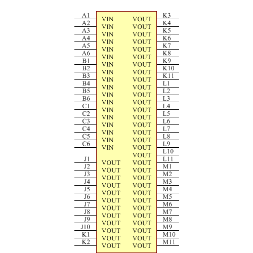 LTM4601AIV-1#PBF Symbol - Analog Devices