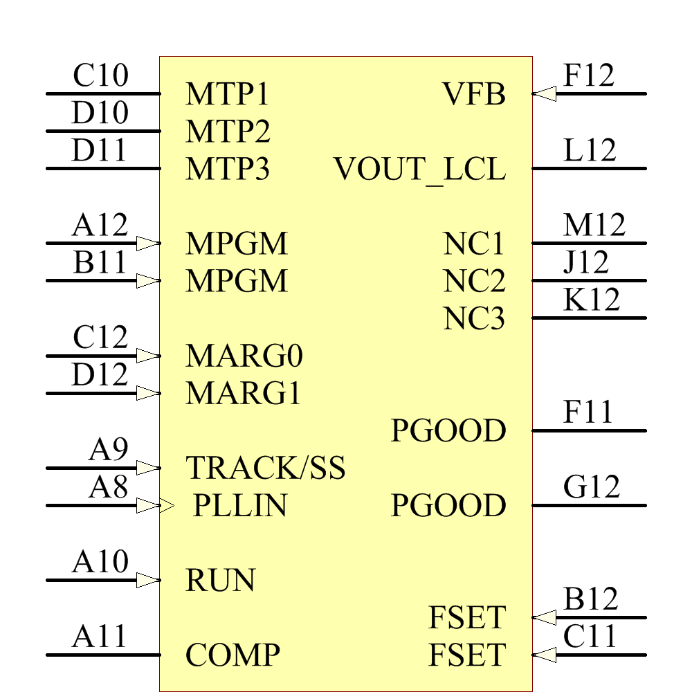 LTM4601AIV-1#PBF Symbol - Analog Devices