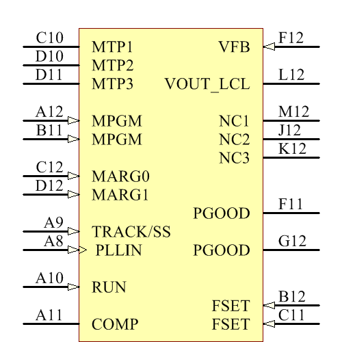 LTM4601AIV-1#PBF Symbol - Analog Devices