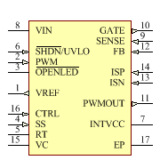 LT3756IUD-2#TRPBF Symbol - Analog Devices