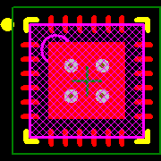 CP2104-F03-GM Footprint - Silicon Lab