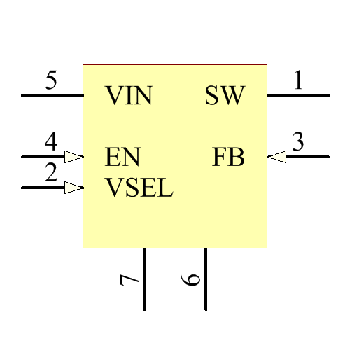 TPS62273DRVT Symbol - Texas Instruments