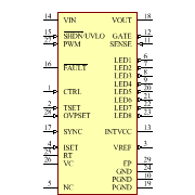 LT3760IFE#PBF Symbol - Analog Devices