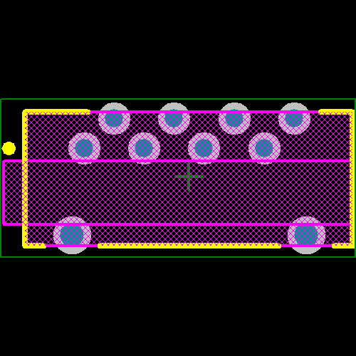 PJS008U-3000-0 Footprint - Yamaichi