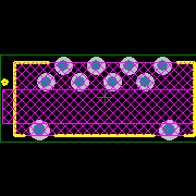 PJS008U-3000-0 Footprint - Yamaichi