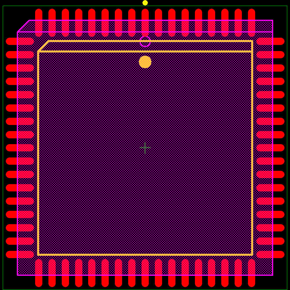 PIC16LC924-04I/L Footprint - Microchip