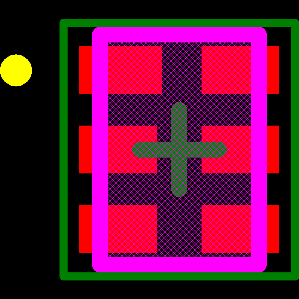 TPD3E001DRYR Footprint - Texas Instruments