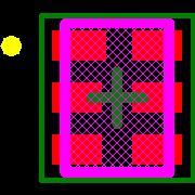 TPD3E001DRYR Footprint - Texas Instruments