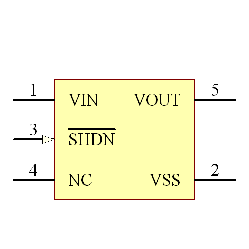 MCP1802T-6002I/OT Symbol - Microchip