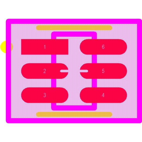 TPS54200DDCR Footprint - Texas Instruments