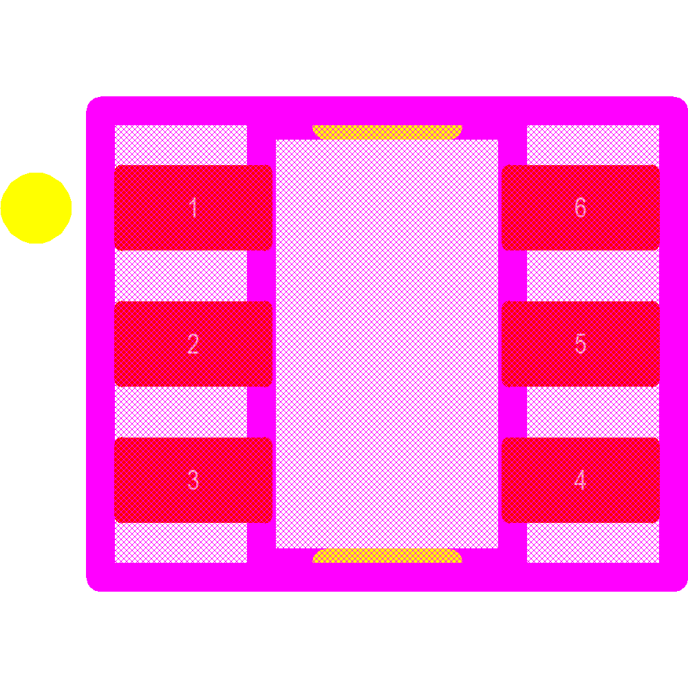 TPS54200DDCR Footprint - Texas Instruments