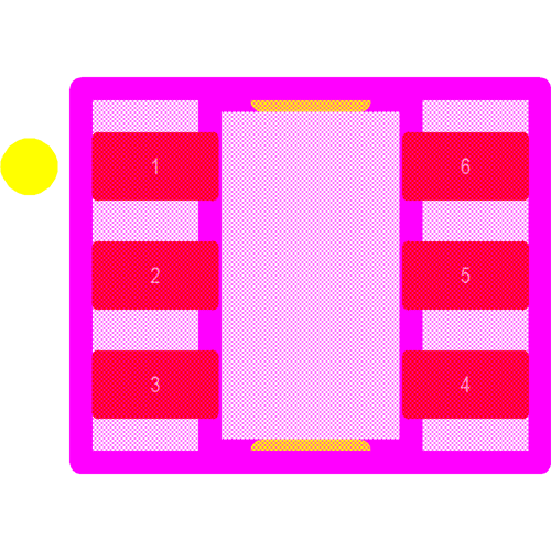 TPS54200DDCR Footprint - Texas Instruments