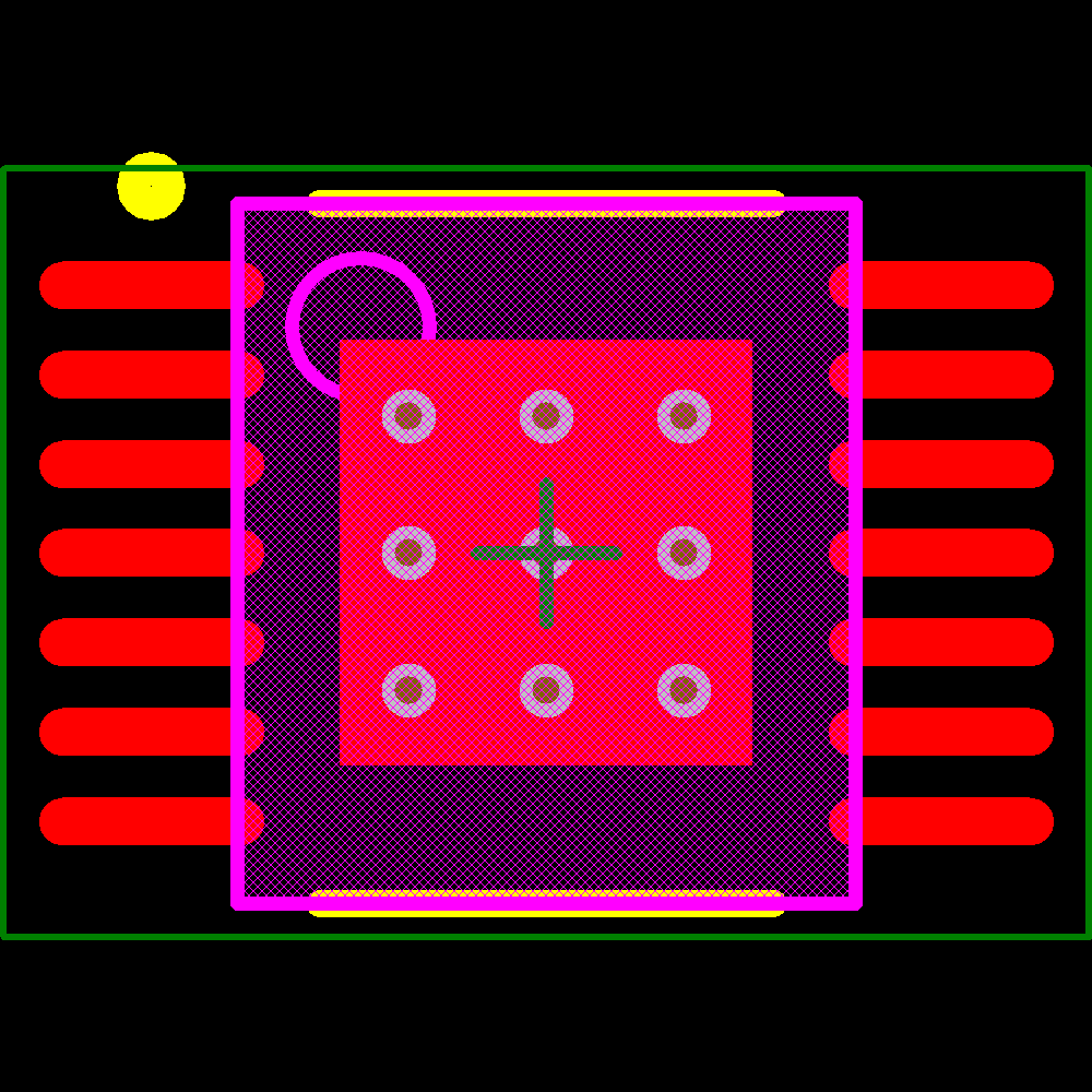 LM3406HVMHX/NOPB Footprint - Texas Instruments