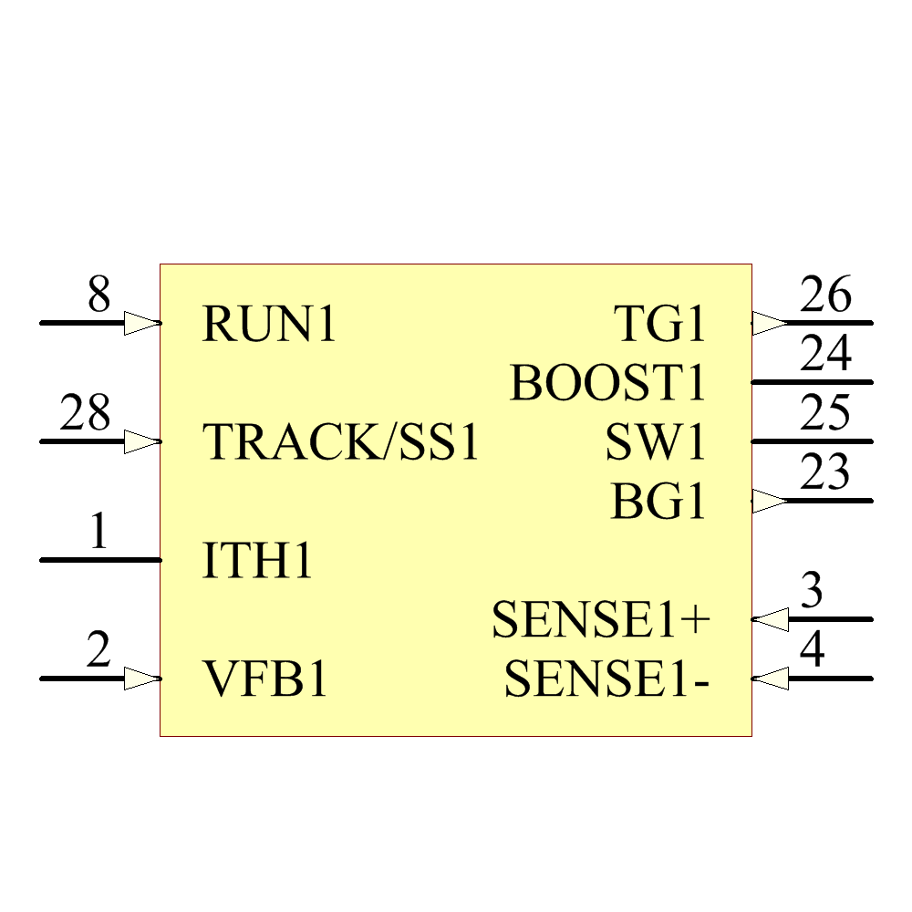 LTC3857IGN-1#TRPBF Symbol - Analog Devices