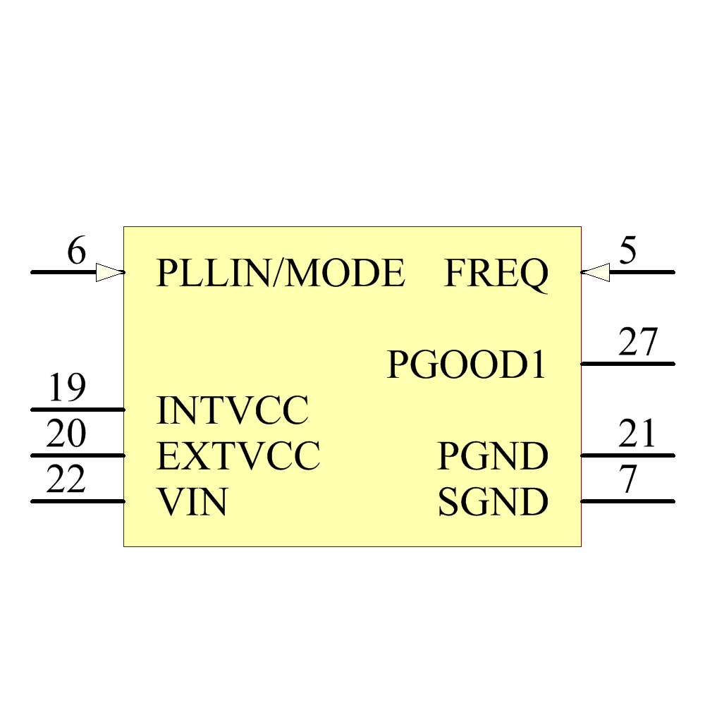 LTC3857IGN-1#TRPBF Symbol - Analog Devices