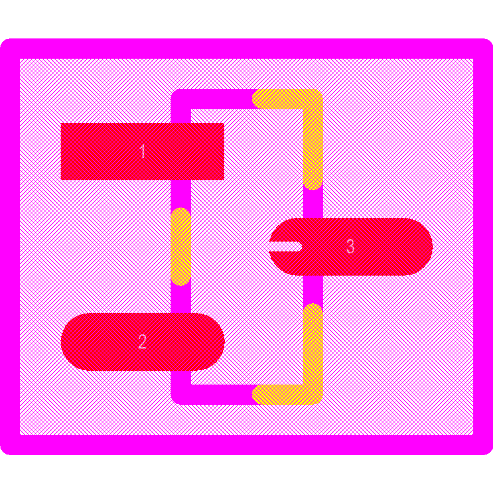 GSOT15C-E3-08 Footprint - Vishay