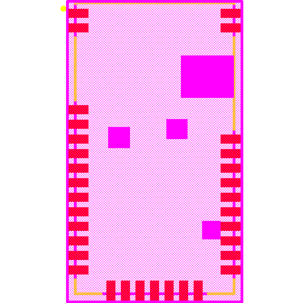RN4870-V/RM140 Footprint - Microchip
