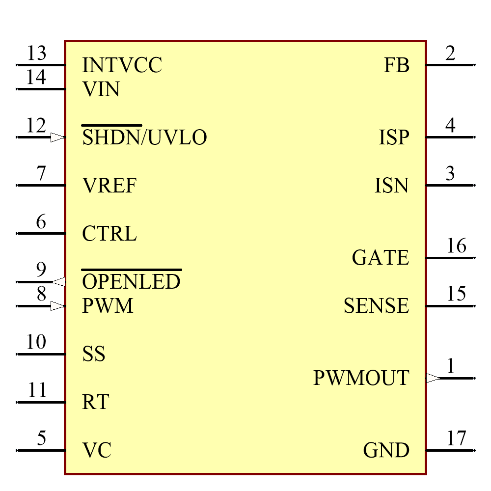LT3756EMSE#PBF Symbol - Analog Devices