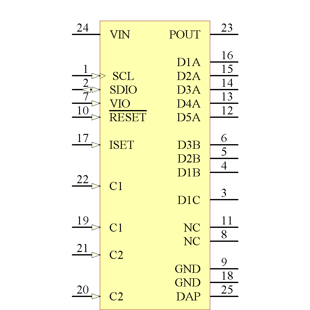 LM27965SQ-M/NOPB Symbol - Texas Instruments