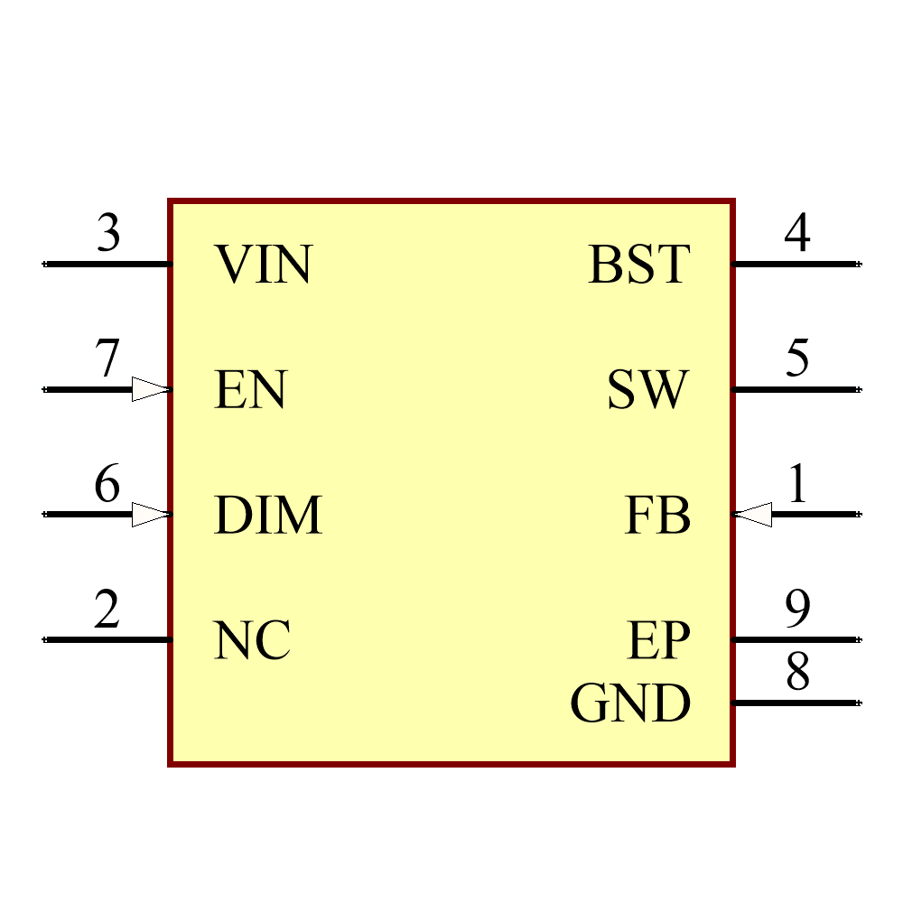 MP9486AGN-Z Symbol - Monolithic Power Systems
