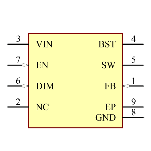 MP9486AGN-Z Symbol - Monolithic Power Systems