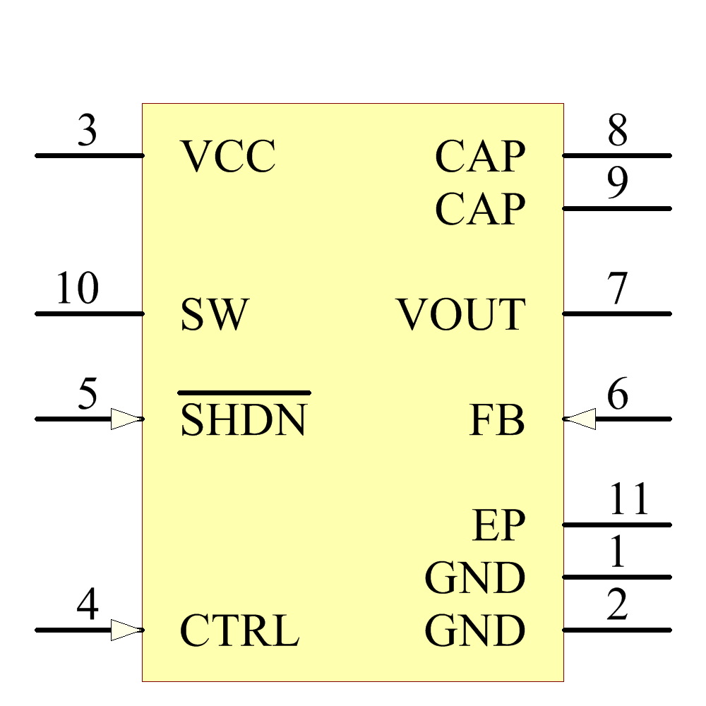 LT3495BEDDB-1#PBF Symbol - Analog Devices / Linear Technology