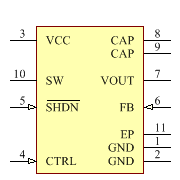 LT3495BEDDB-1#PBF Symbol - Analog Devices / Linear Technology