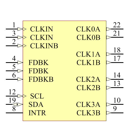 SI5338P-A-GM Symbol - Silicon Lab