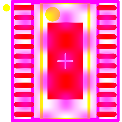 TPS92518HVQPWPRQ1 Footprint - Texas Instruments