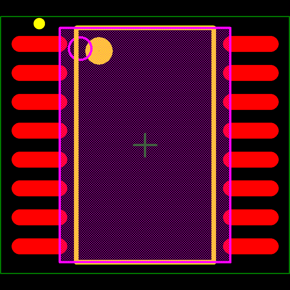 SI8622BD-B-IS Footprint - Silicon Lab