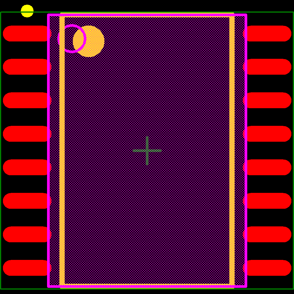 SI8622BD-B-IS Footprint - Silicon Lab