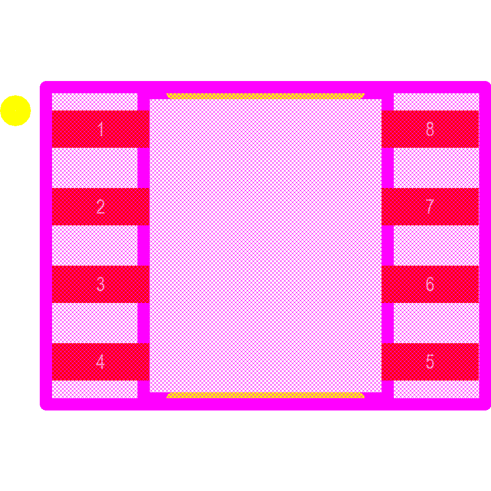 MP1482DS-LF-Z Footprint - Monolithic Power Systems